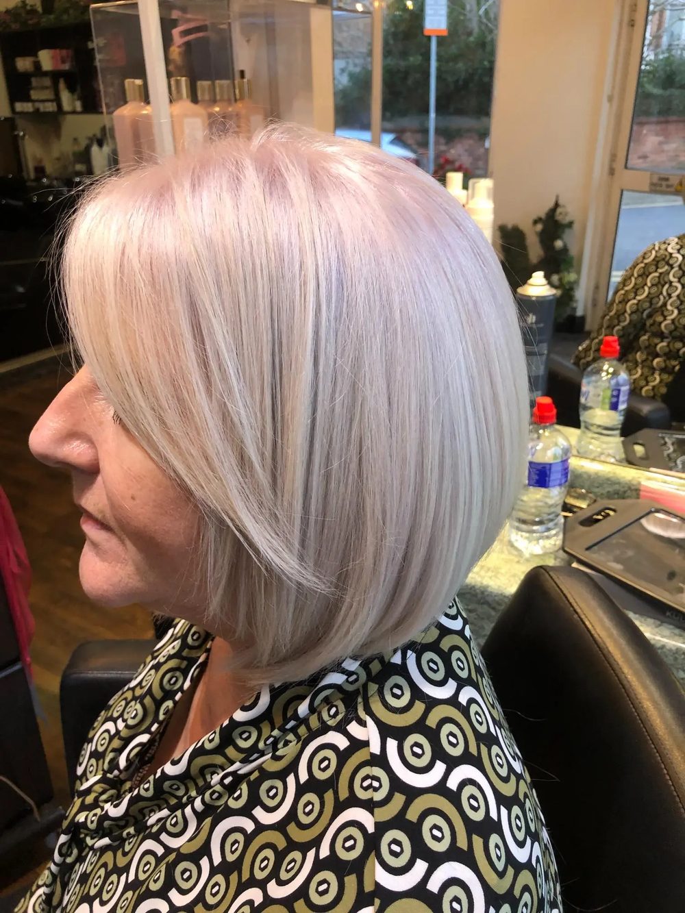 Custom blonde colour work at Vogue Hair Studio