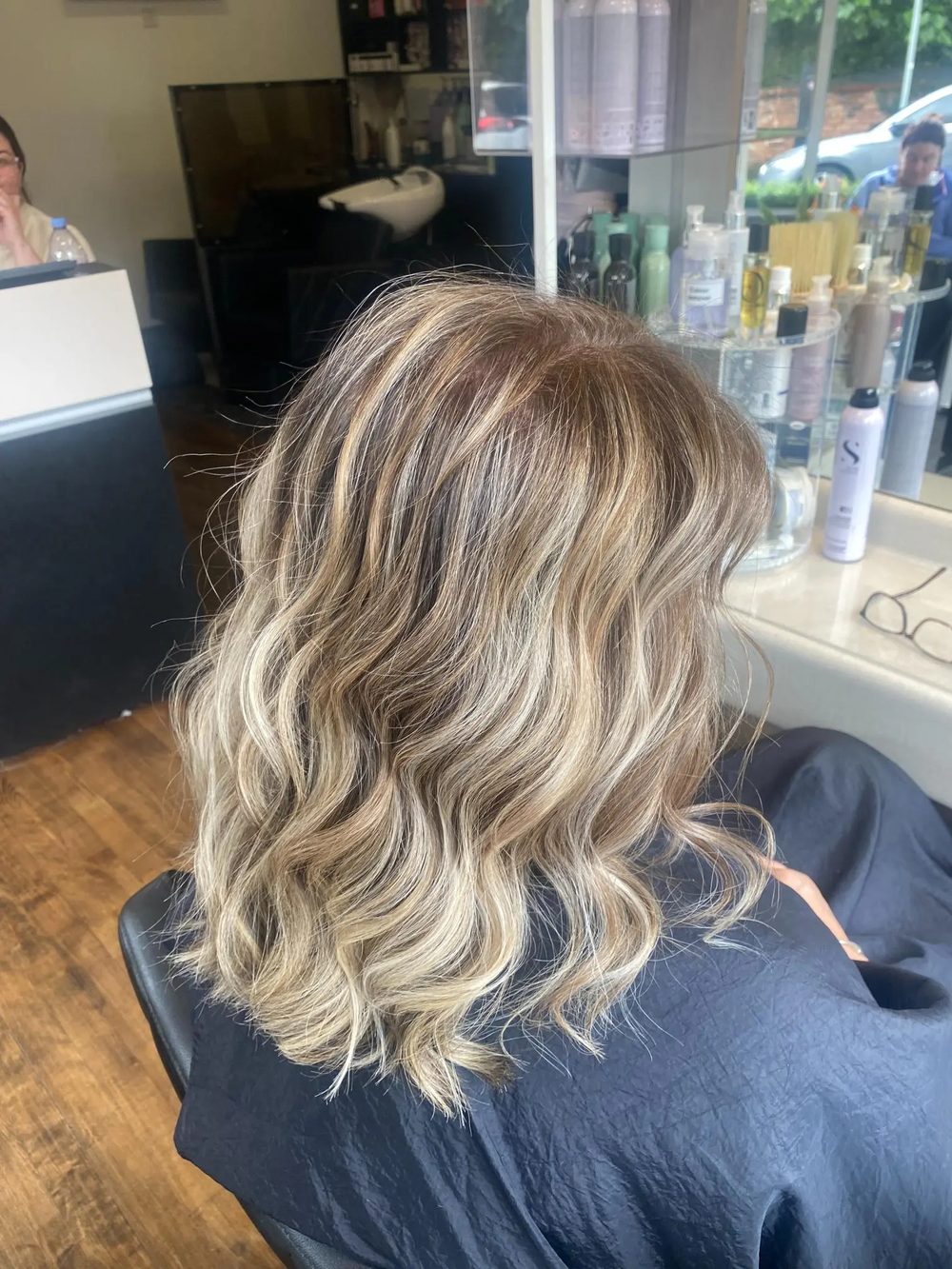 Blonde colour result at Vogue Hair Studio
